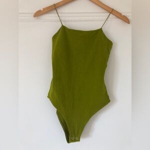 Wild fable target green apple body suit XS
